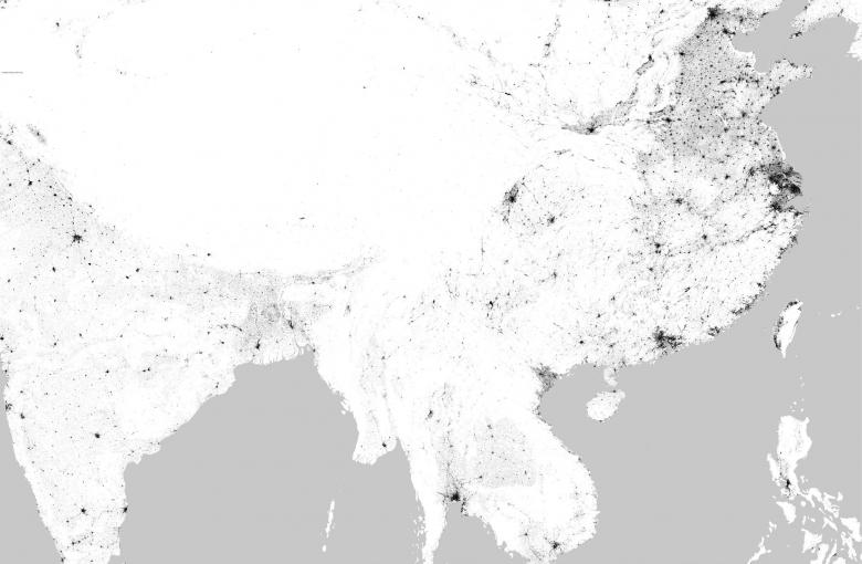 WSF2015 - Subset including India and vast part of Eastern and South Eastern Asia (Credit: DLR (CC-BY 3.0)