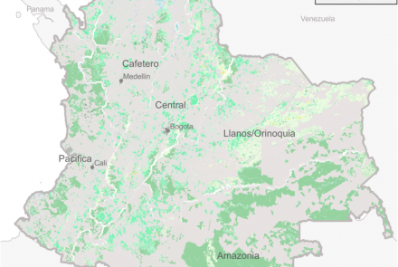 This map represents the land cover information as provided by the Copernicus CORINE land cover reclassified in seven classes (industrial/mining, built‐up, agriculture, forest, low vegetation, wetland/water, desert) for the enumeration areas of the census that have a coverage rate of 95% or more.
